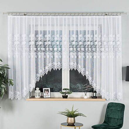 Elżbieta firanka żakardowa gotowa 530x160cm