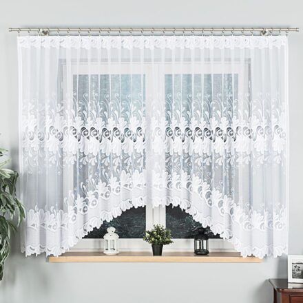 Kasjana firanka żakardowa gotowa 400x160cm