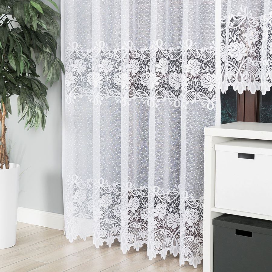 Demetria firanka żakardowa gotowa na prosto 200x250cm - obrazek 2