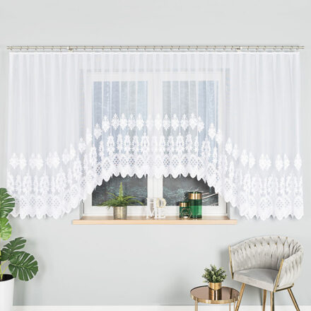 Ludmiła firanka żakardowa gotowa 600x160cm