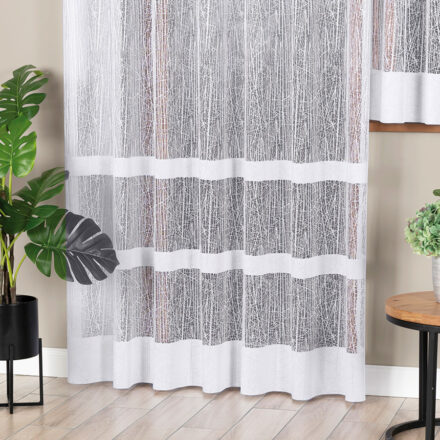 Wiktoria firanka żakardowa gotowa na prosto 200x250cm