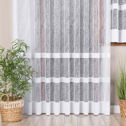 Wiktoria firanka żakardowa gotowa na prosto 300x250cm