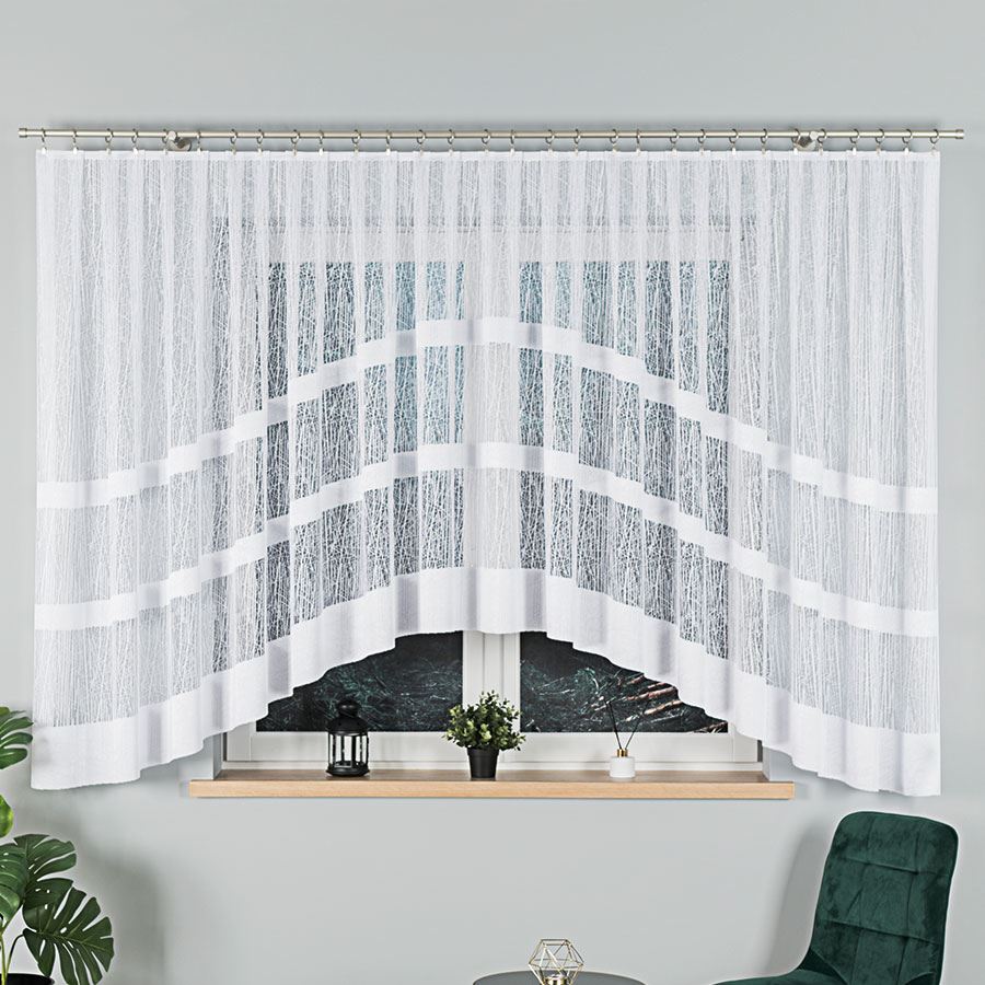 Wiktoria firanka żakardowa gotowa 500x160cm