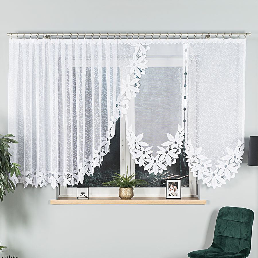 Jadwiga firanka żakardowa gotowa 400x150cm