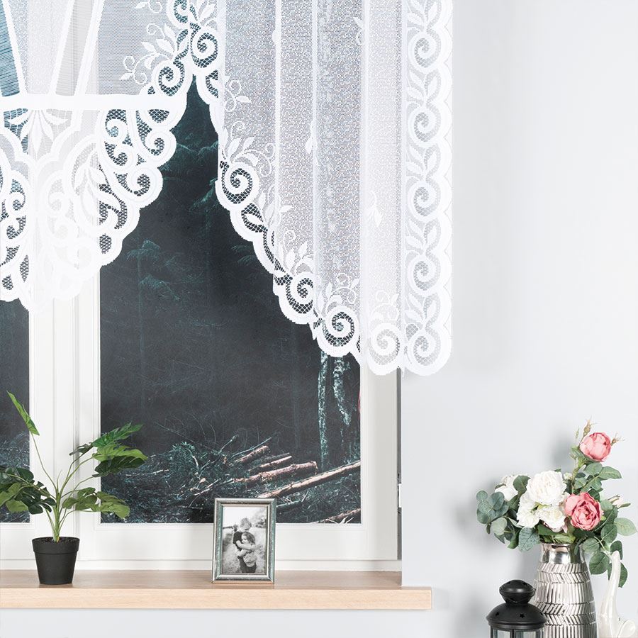 Rozalia firanka żakardowa gotowa 250 x 140cm - obrazek 2