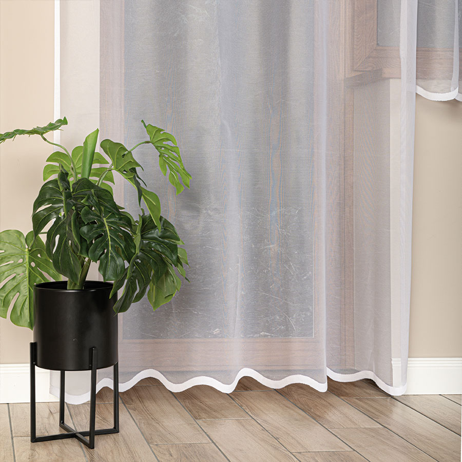 Elza firanka żakardowa gotowa 140 x 250cm - obrazek 2