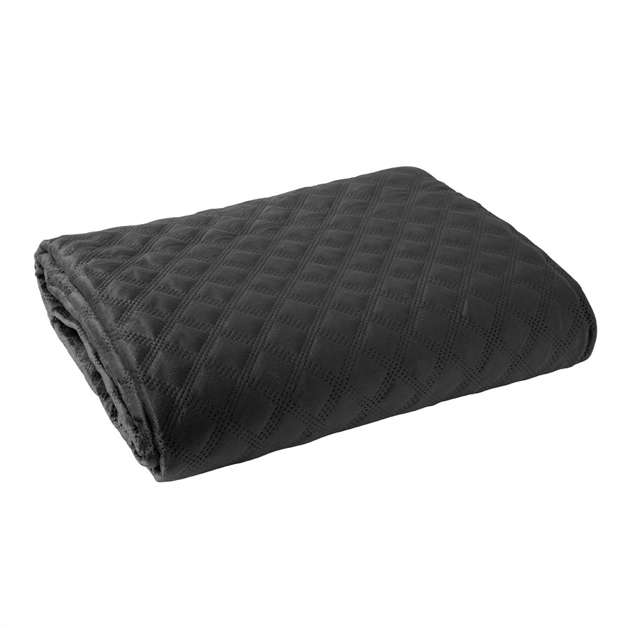 Narzuta VELVI dekoracyjna 170x210cm kol czarny - obrazek 4