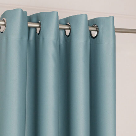 Dona zasłona gotowa na przelotkach 140cmx250cm szałwiowy zielony