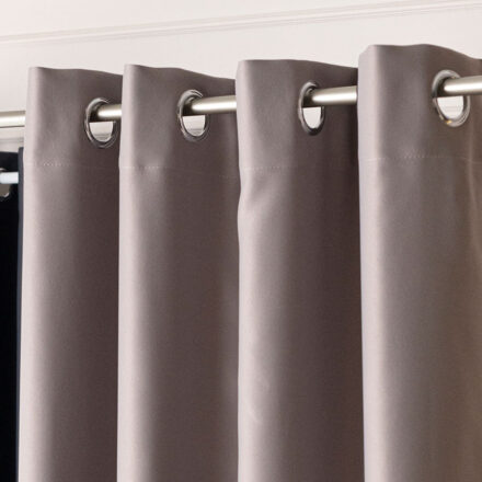 Dona zasłona gotowa na przelotkach 140cmx250cm szary