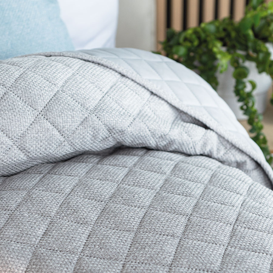 Narzuta MOLLY dekoracyjna 170x210cm kol jasny szary - obrazek 3