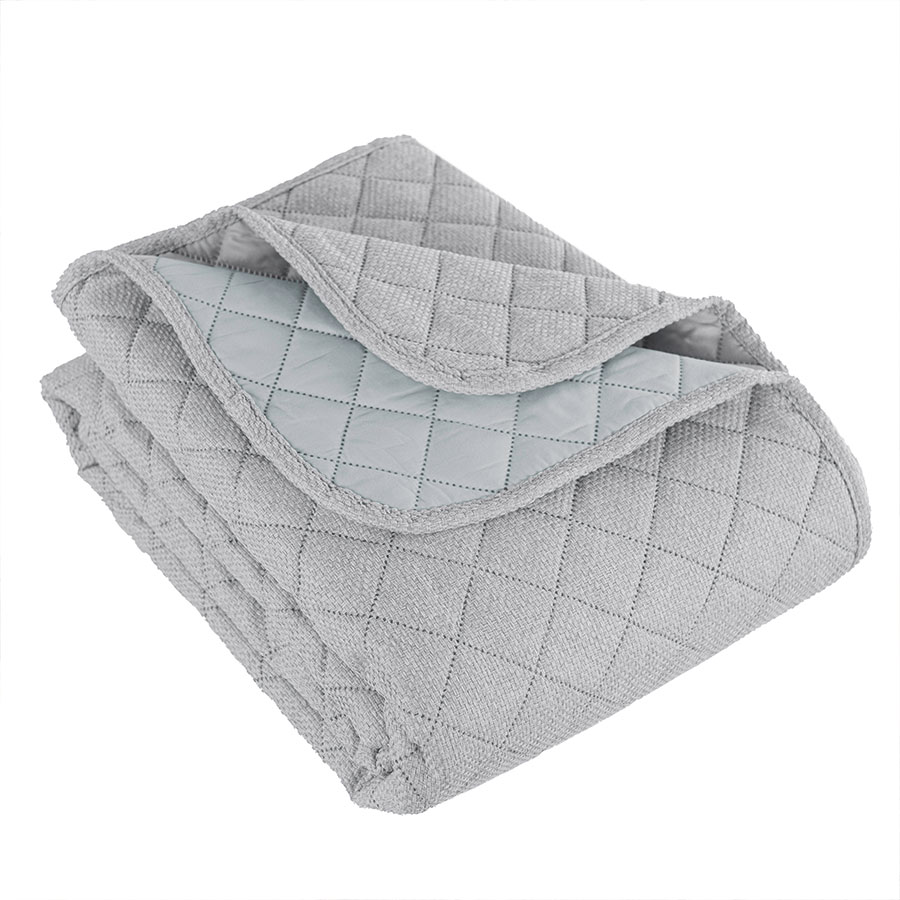 Narzuta MOLLY dekoracyjna 170x210cm kol jasny szary - obrazek 4