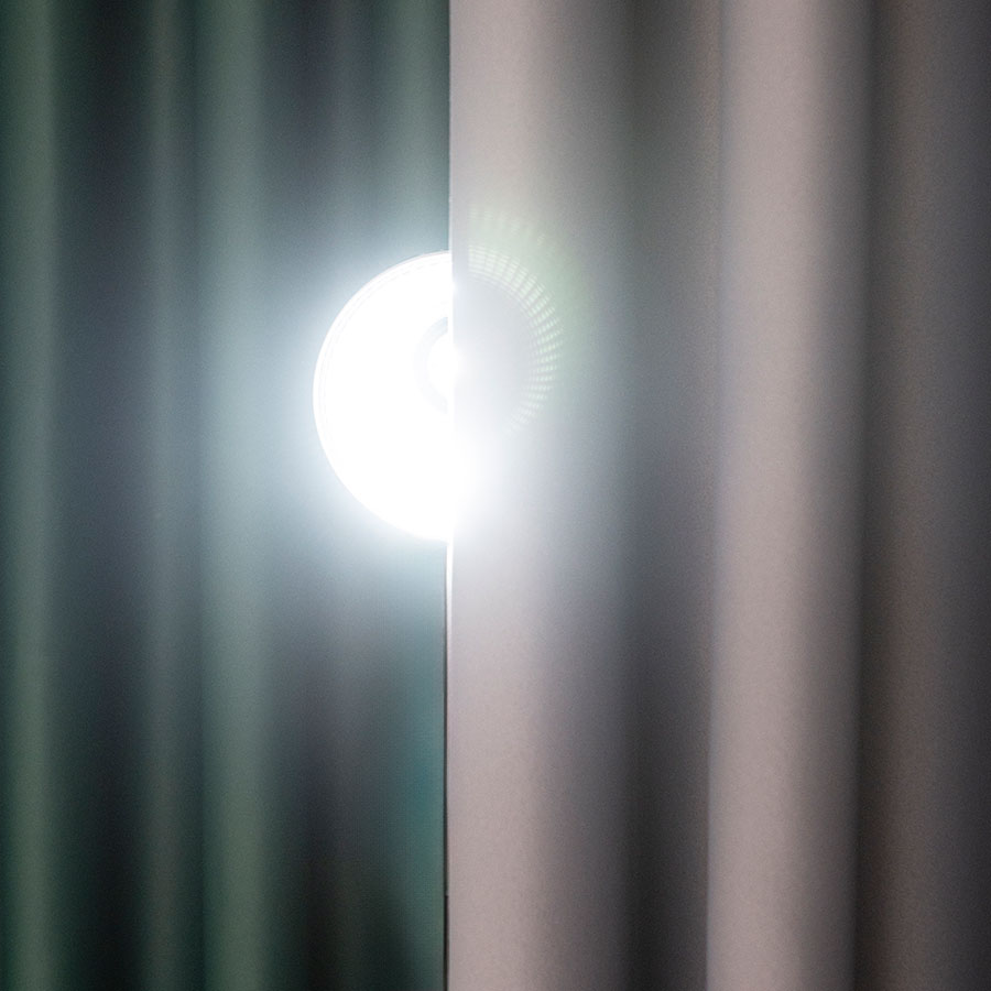 Dona zasłona gotowa na przelotkach 140cmx250cm ciepły ciemny szary - obrazek 4