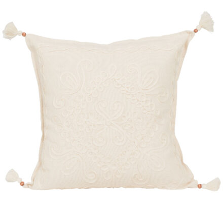 Poszewka BOHO dekoracyjna 40x40cm kol beżowy