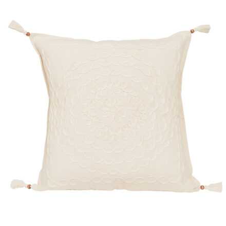 Poszewka BOHO dekoracyjna 40x40cm kol beżowy