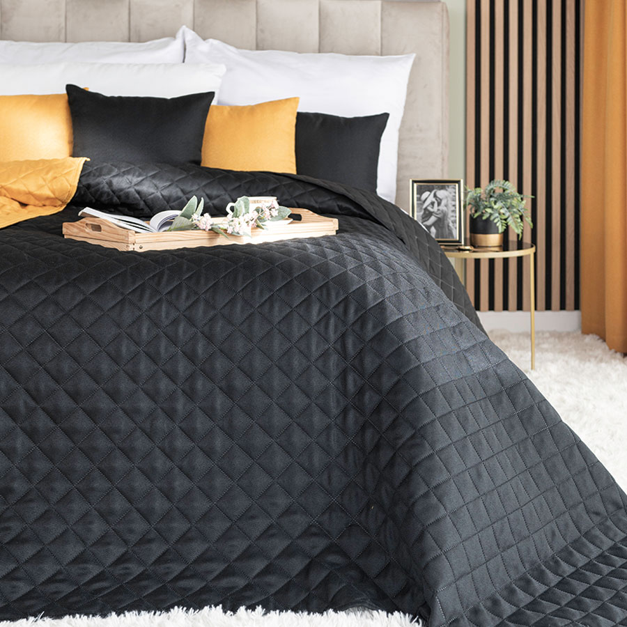 Narzuta JODEŁKA dekoracyjna 170x210cm kol czarny - obrazek 2