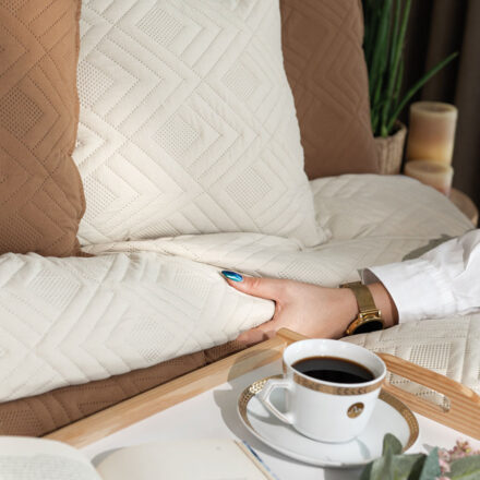 Narzuta AVILA dekoracyjna 170x210cm kol beżowy