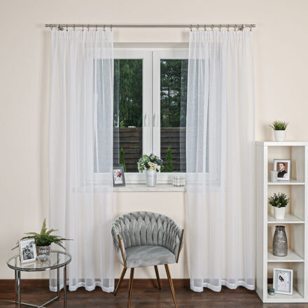 Etamina firana gotowa na taśmie 140x230cm