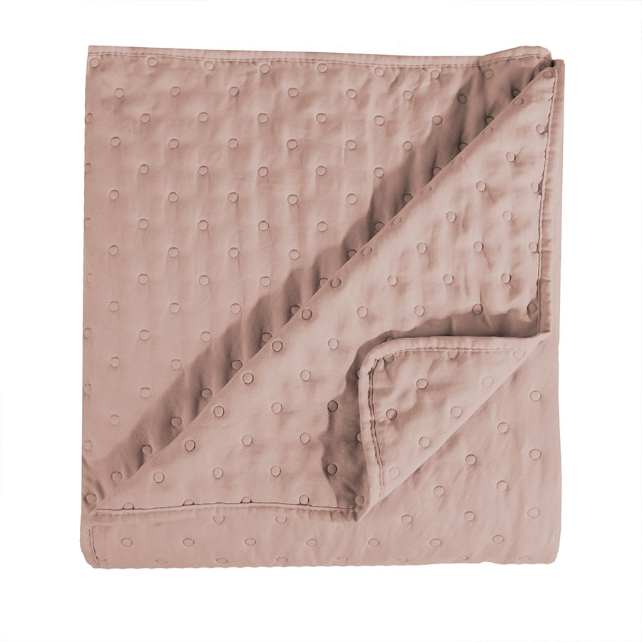 Narzuta NULES dekoracyjna 200x220cm kol różowy - obrazek 4