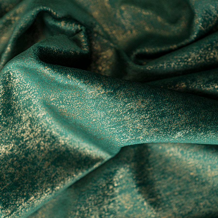 Eleonora zasłona na przelotkach 140x250cm butelkowa zieleń - obrazek 4