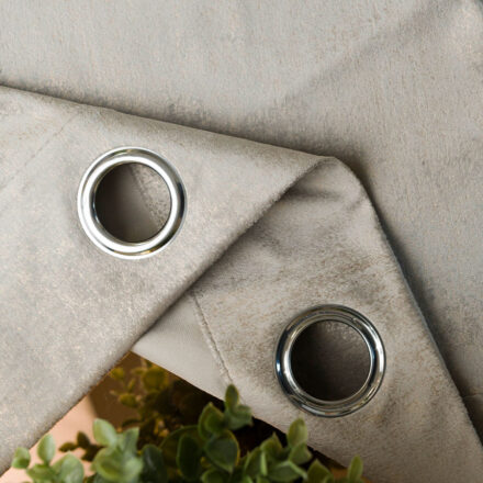 Eleonora zasłona gotowa na przelotkach 140x250cm szarobeżowy