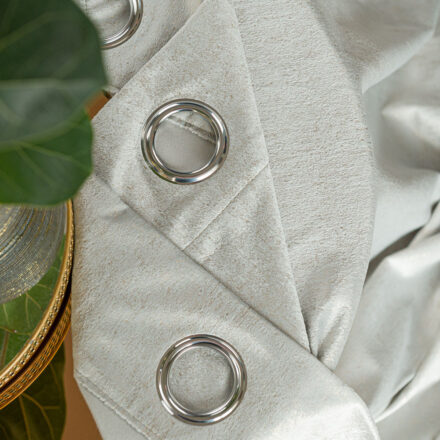 Eleonora zasłona gotowa na przelotkach 140x250cm szary