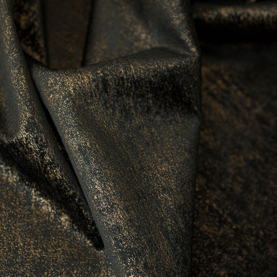 Eleonora zasłona gotowa na przelotkach 140x250cm czarny - obrazek 3