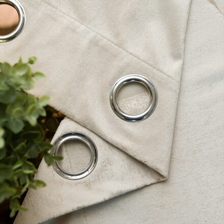 Eleonora zasłona gotowa na przelotkach 140x250cm kremowy