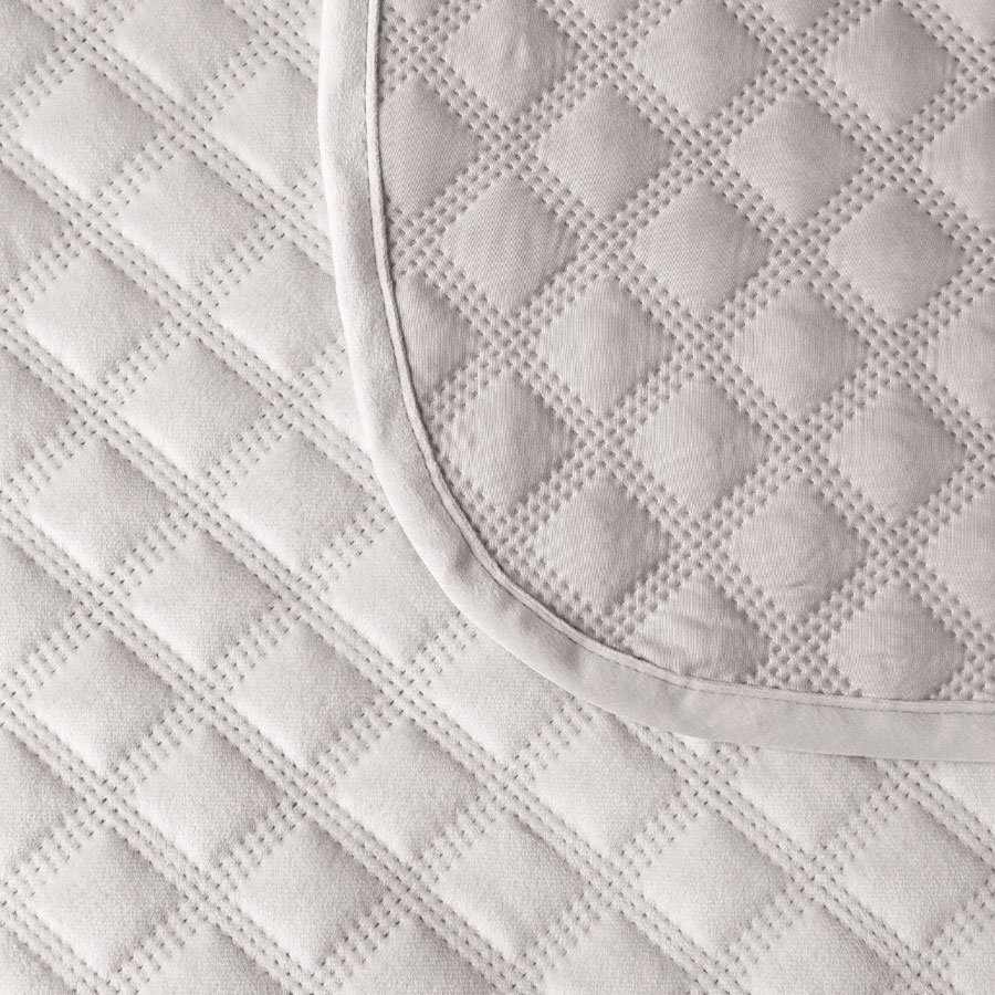 Narzuta VELVI dekoracyjna 170x210cm kol ciepły jasny szary - obrazek 3