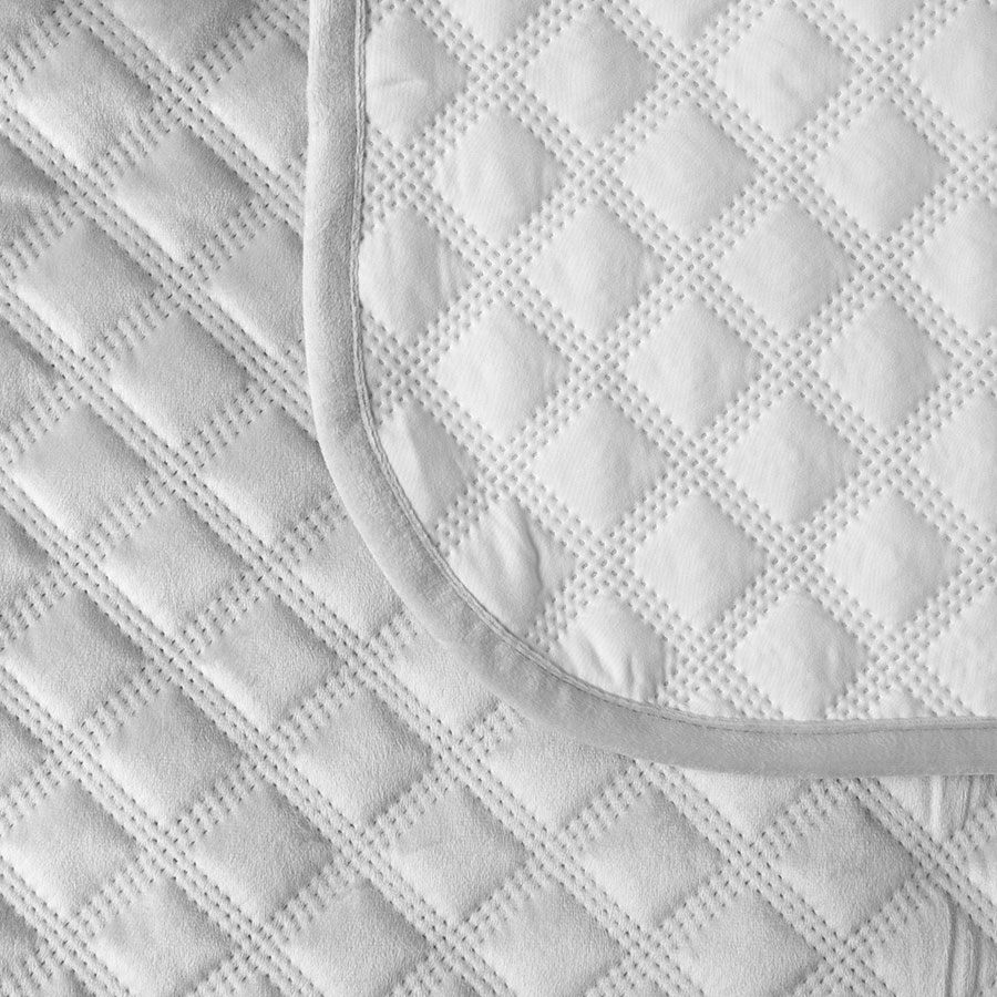 Narzuta VELVI dekoracyjna 220x240cm kol pastelowy szary - obrazek 3