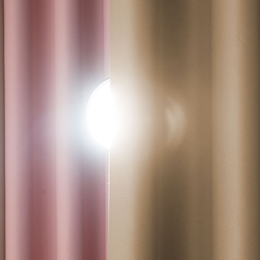 Dona zasłona gotowa na przelotkach 140cmx250cm jasny chłodny beżowy - obrazek 6