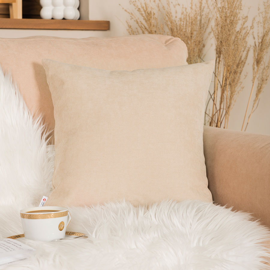 Poszewka MILAS dekoracyjna 40x40cm kol cappuccino - obrazek 2