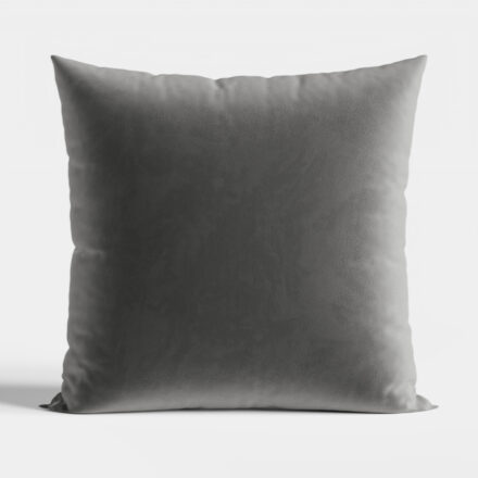 Poszewka VELVI dekoracyjna 40x40cm kol antracytowy