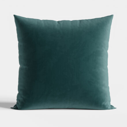 Poszewka VELVI dekoracyjna 40x40cm kol ciemny turkusowy