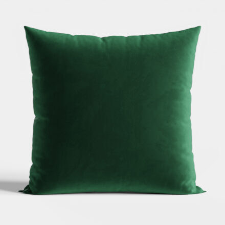 Poszewka VELVI dekoracyjna 40x40cm kol ciemny zielony