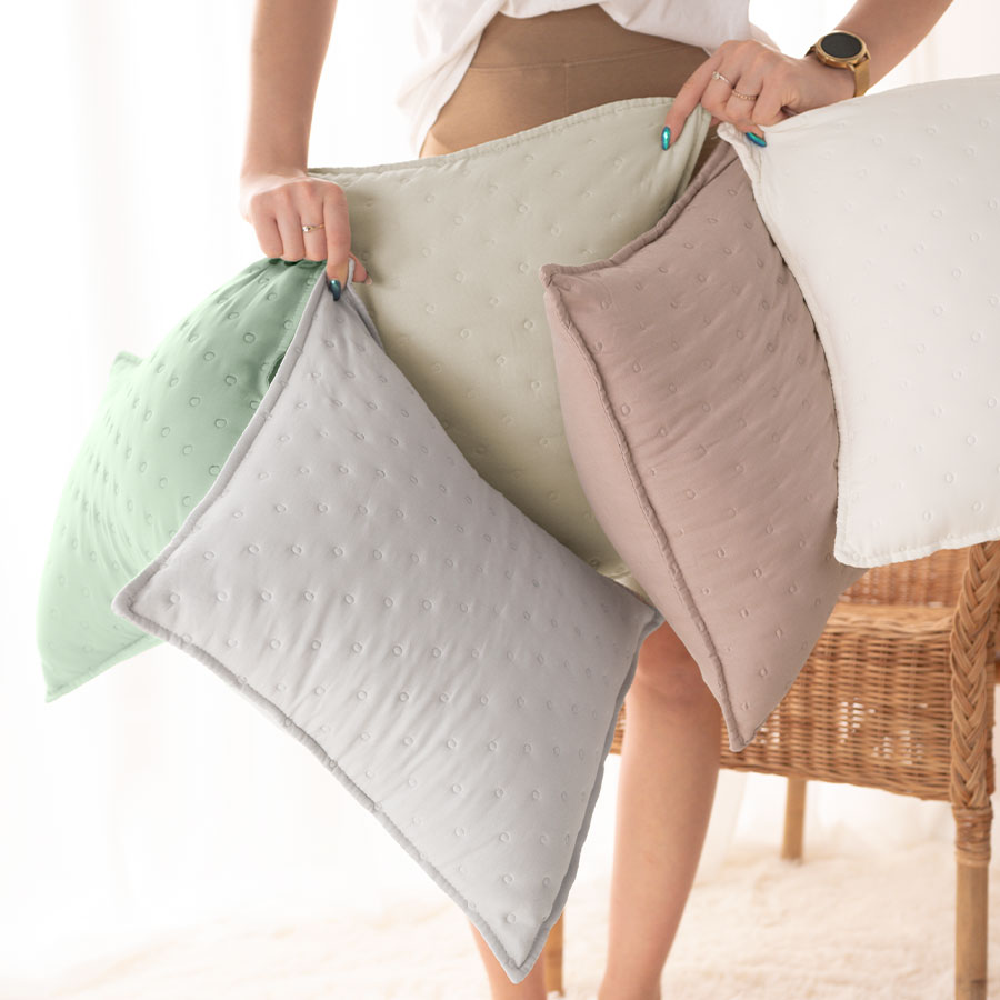 Poszewka NULES dekoracyjna 70x80cm kol różowy - obrazek 3