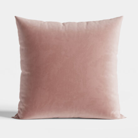 Poszewka VELVI dekoracyjna 40x40cm kol ciemny pudrowy różowy