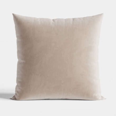 Poszewka VELVI dekoracyjna 40x40cm kol ciemny kremowy