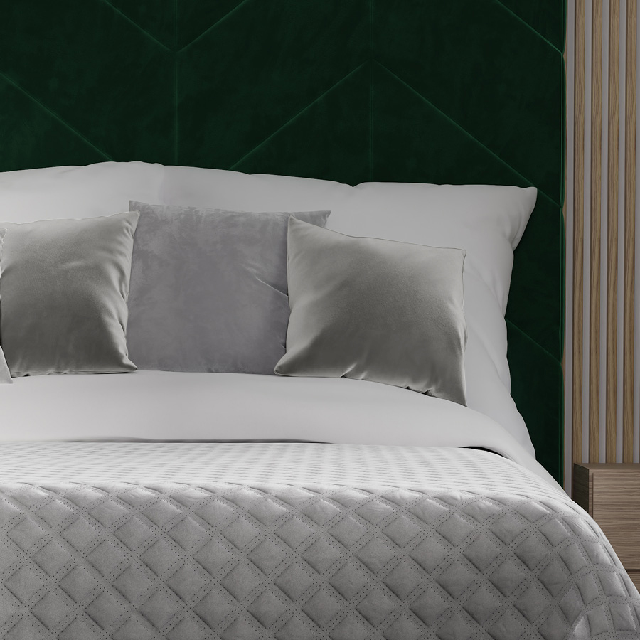 Poszewka VELVI dekoracyjna 40x40cm kol chłodny szary - obrazek 3