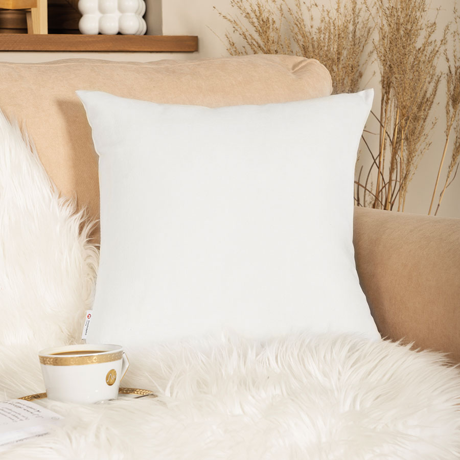 Poszewka MILAS dekoracyjna 40x40cm kol biały - obrazek 2