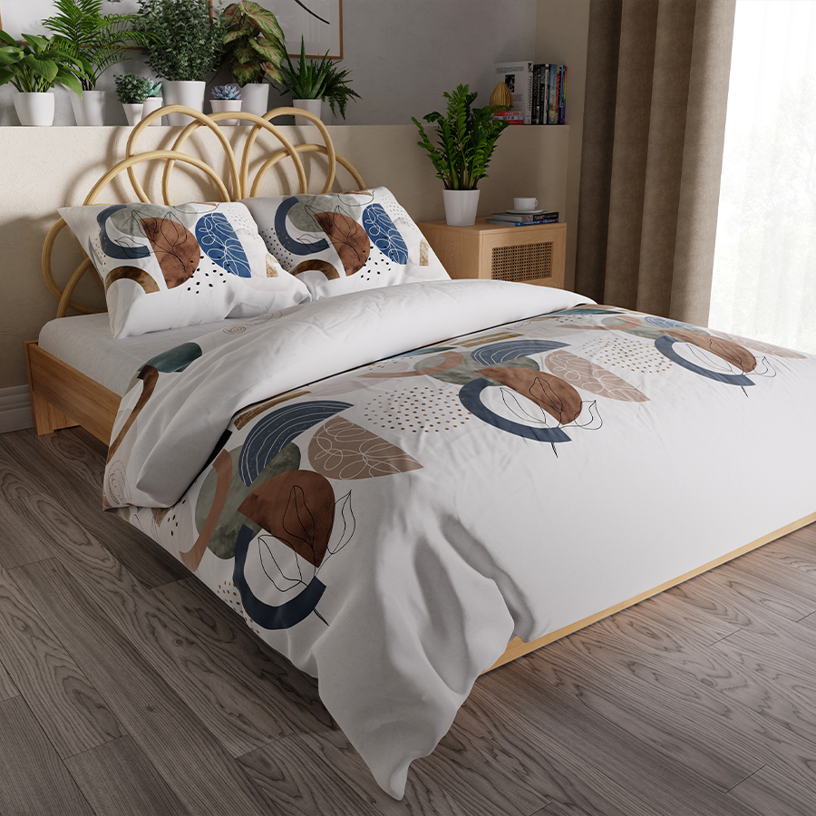 Komplet pościeli FABIOLA z bawełny satynowej 220x200cm - obrazek 2