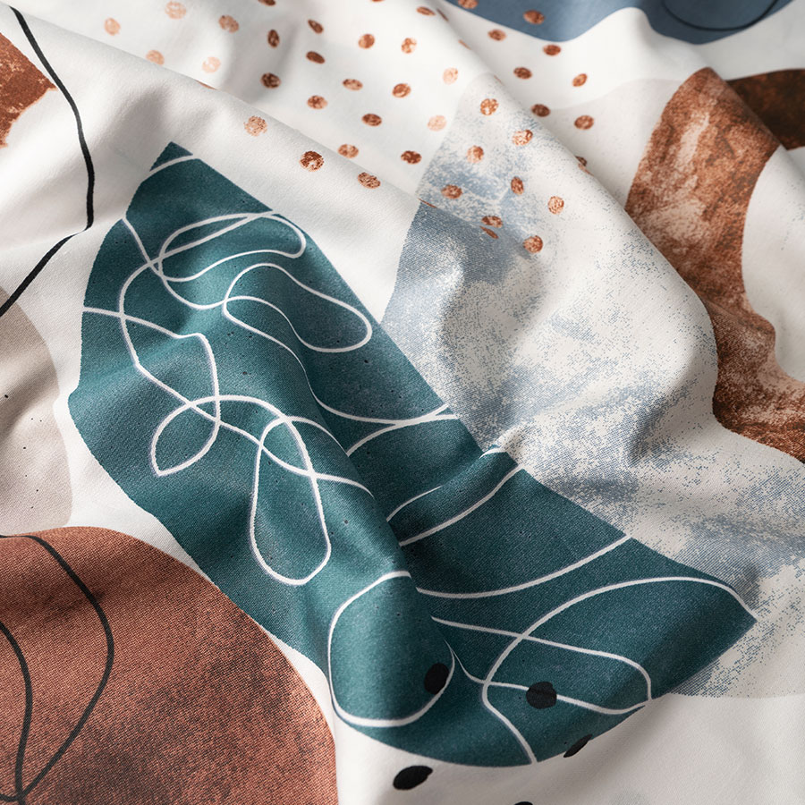 Komplet pościeli FABIOLA z bawełny satynowej 220x200cm - obrazek 3