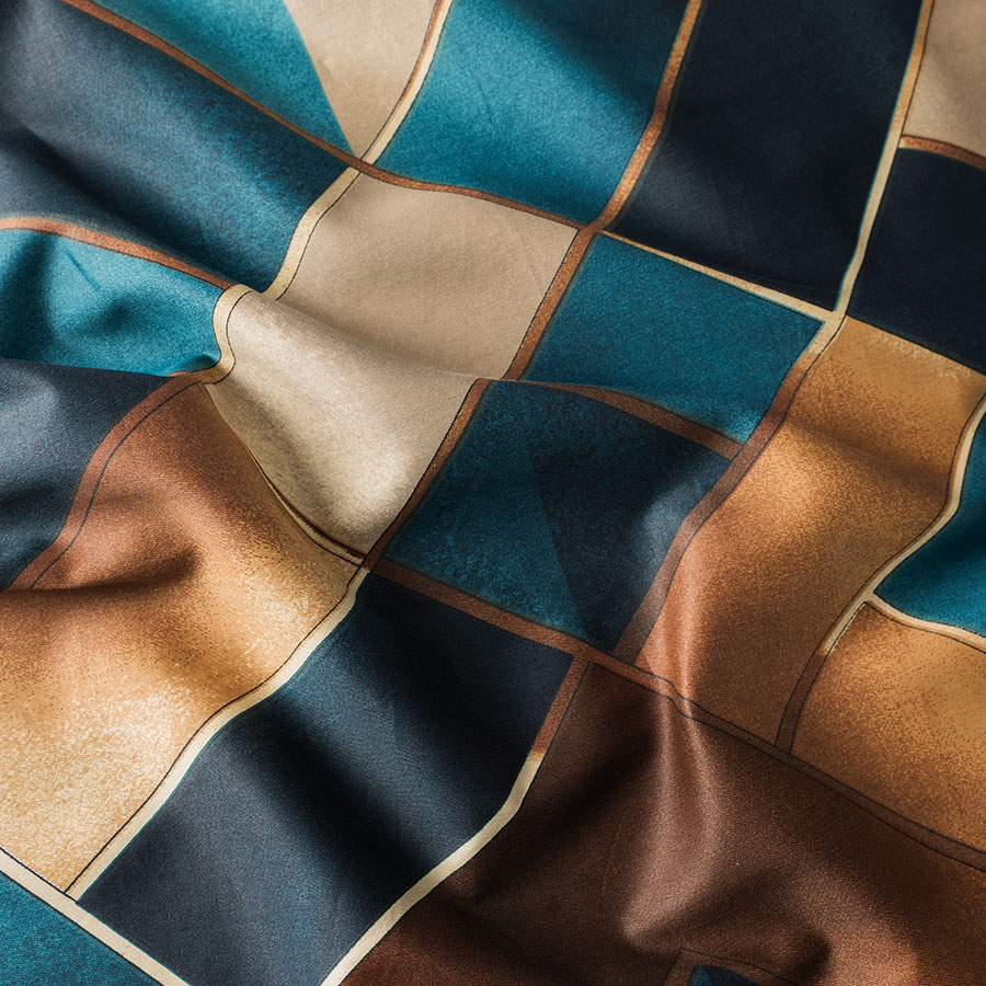 Komplet pościeli RUBIK z bawełny satynowej 220x200cm - obrazek 3