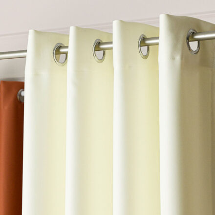 Dona zasłona gotowa na przelotkach 140cmx250cm ecru