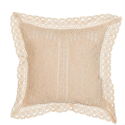 Poszewka INESS ażurowa 40x40cm kol kremowy