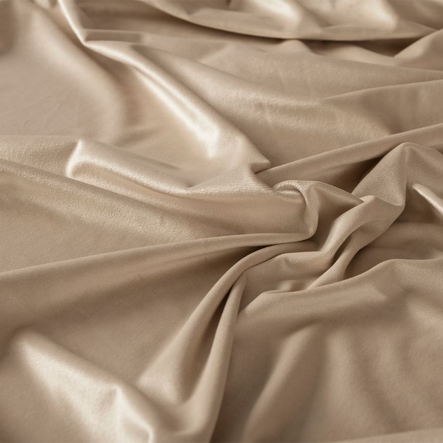 Velvi zasłona gotowa na przelotkach 140cmx250cm kremowy - obrazek 3