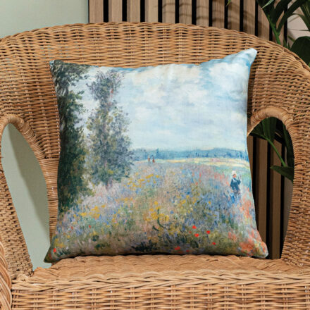 Poszewka ŁĄKA Z TOPOLAMI dekoracyjna 40x40cm