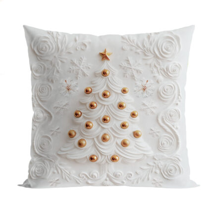 Poszewka CHOINKA z efektem 3D dekoracyjna 40x40cm