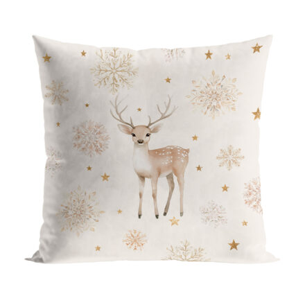 Poszewka JELONKI ZIMOWA OPOWIEŚĆ dekoracyjna 40x40cm