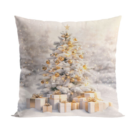 Poszewka ZŁOTA CHOINKA dekoracyjna 40x40cm