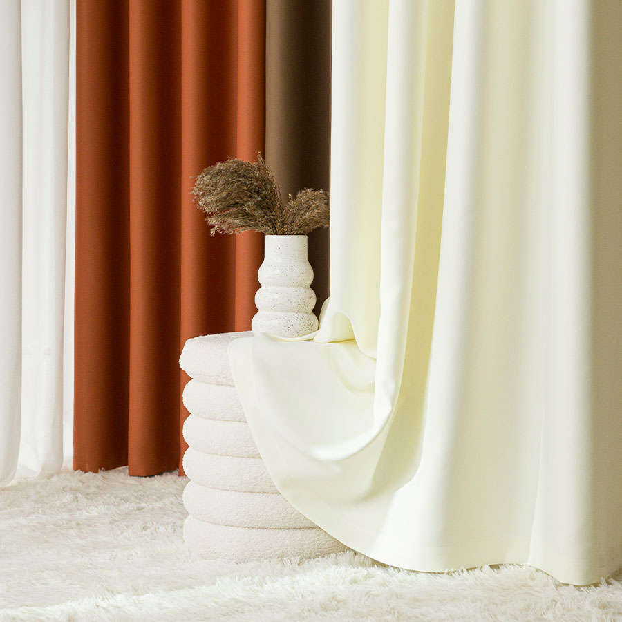 Dona zasłona gotowa na przelotkach 140cmx250cm ecru - obrazek 5